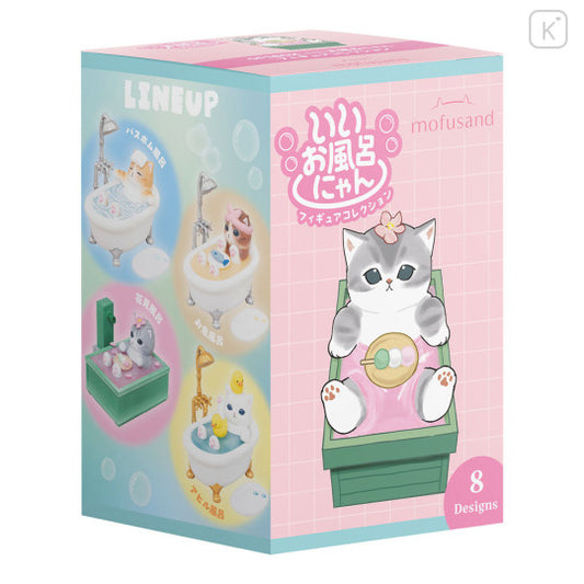 Mofusand GPSBOX Good bath Cat Figure