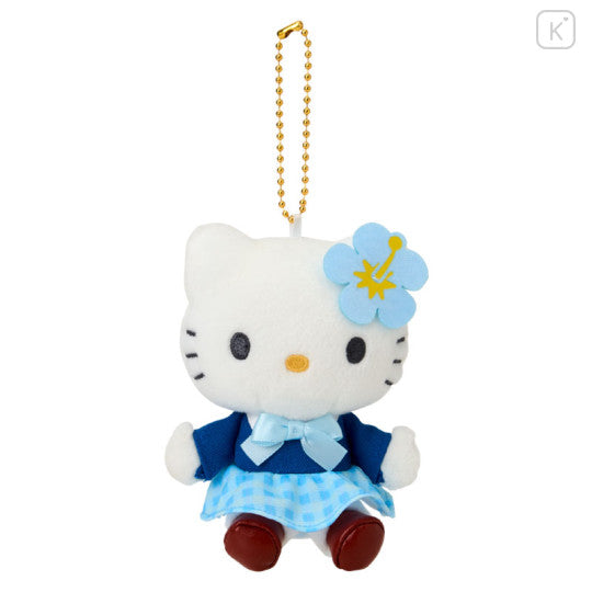 Japan Sanrio Mascot Holder - Hello Kitty : Heisei Kogal Collection Blue