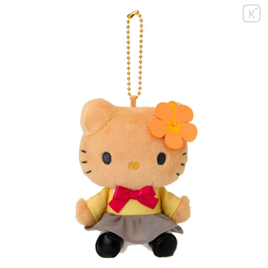 Japan Sanrio Mascot Holder - Hello Kitty : Heisei Kogal Collection Orange