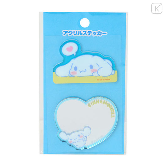 Japan Sanrio Original Acrylic Sticker Set - Cinnamoroll