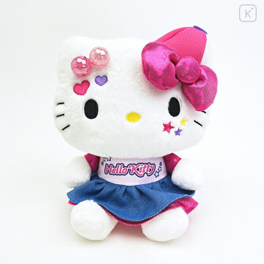 Japan Sanrio Plush Toy - Big Hello Kitty : Vivid Color Y2K