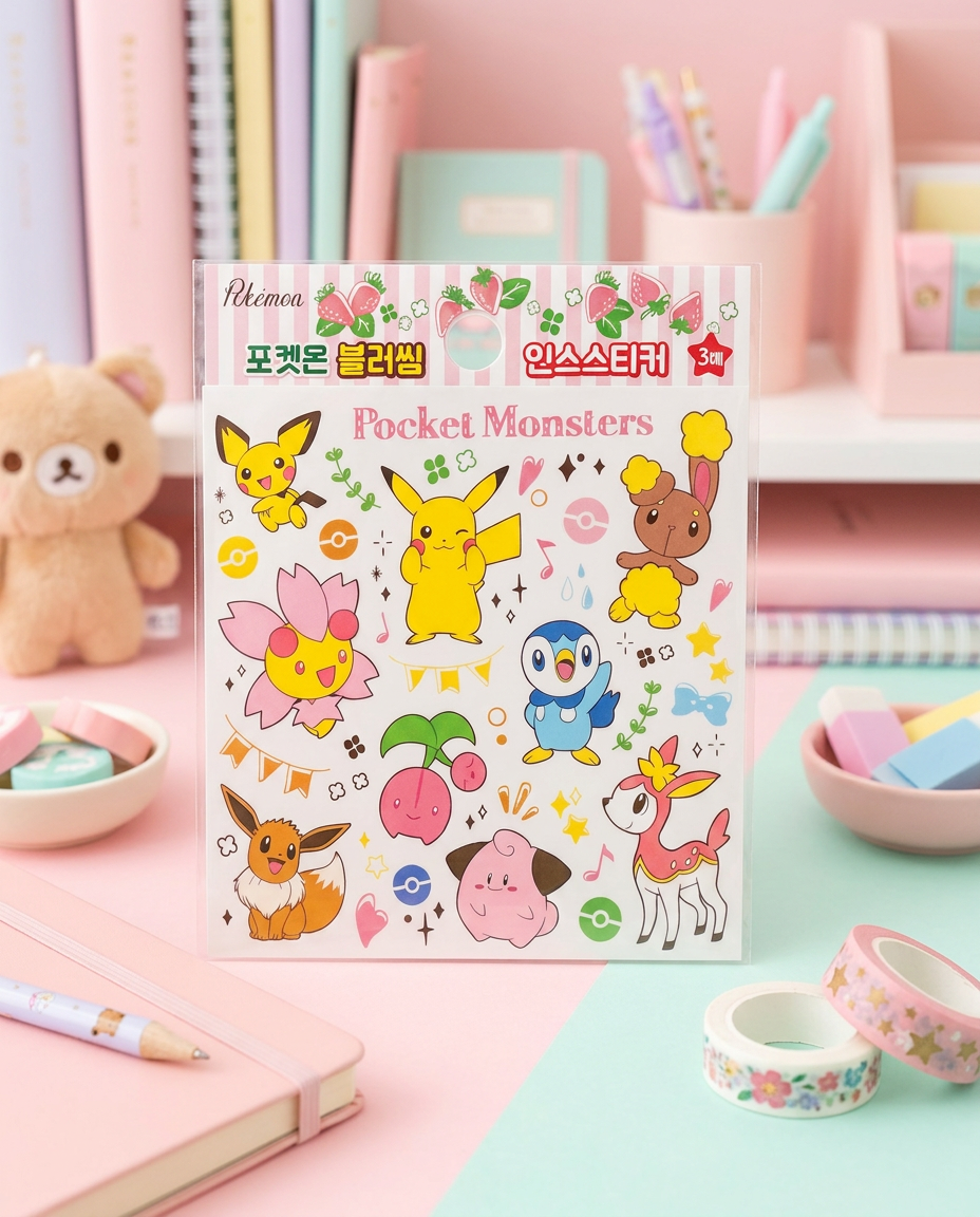 1000 POKEMON BLOSSOM INS STICKER