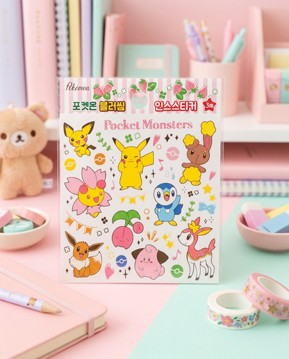 1000 POKEMON BLOSSOM INS STICKER