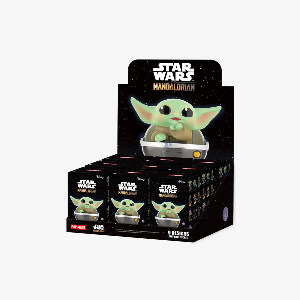 You never know what's inside! Fun, random surprises in every box. Try your luck with Baby Yoda and other characters from the hit show The Mandalorian!