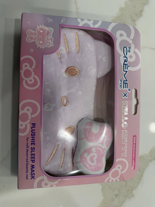 The Creme Shop x Hello Kitty Plushie sleep mask  for well deserved beauty rest