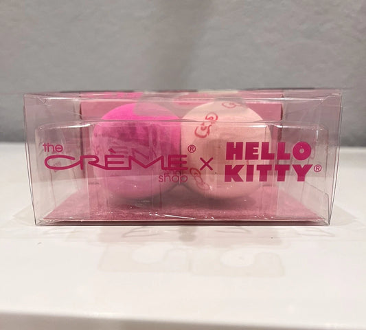 The Creme Shop x HK Premium Plush Blender Duo precision makeup sponges