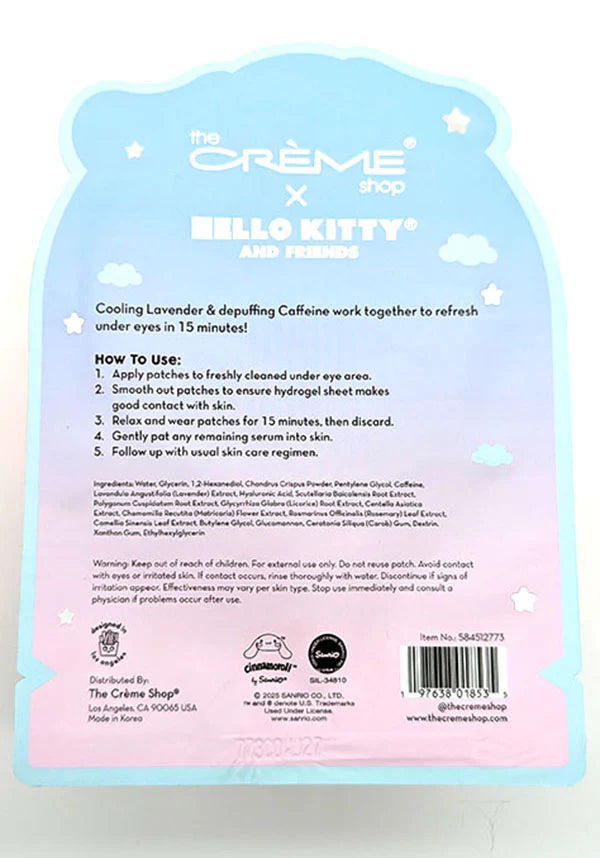 TCS SANRIO Cinnamoroll Calming Hydrogel Under Eye