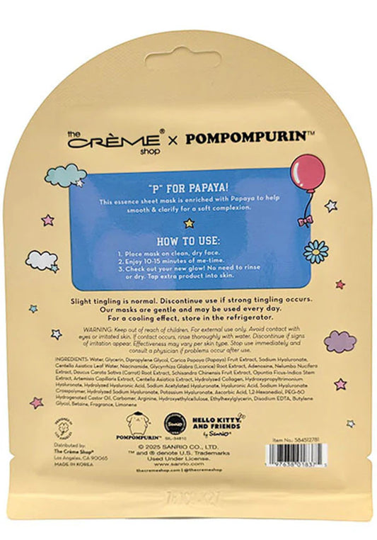 The Creme x Pompompurin mask